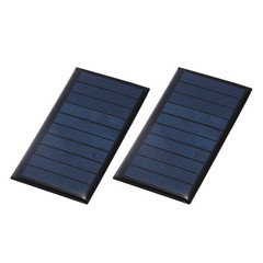 2Pcs 5V 0.45W 90mA Mini Solar Panels, Solar Photovoltaic Power Cells