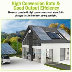 300W Watt Flexible 18V Mono Solar Panel Home RV Rooftop Camping Off-Grid Power