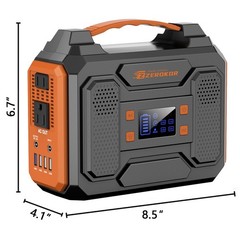Portable Power Station 300W Solar Generator 280Wh(without Solar Panel), 110V …