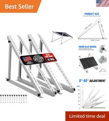 45-Inch Aluminum Solar Mounting Brackets – Adjustable for Various Applications