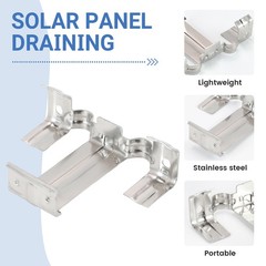 20PCS Photovoltaic Panel Drainage Buckle Plate Solar Panel Water 1999