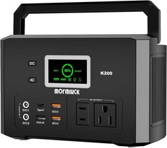 Compact 200W Power Station: Multi-output Convenience for Camping & Emergencies