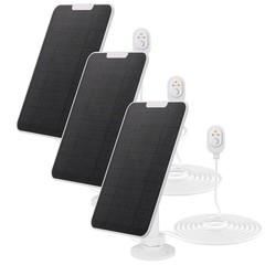 Solar Panel Charger for Arlo Cameras – 5V 4W, 9.8ft Cable, IP65 Waterproof, 3 Pa
