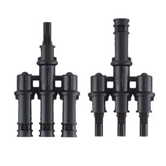 Solar Panel T Branch Connectors 3 to 1 Parallel Coupler Y Connectors for Solar