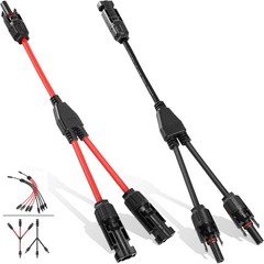 Y Branch Solar Connector MC4 Y Cables MMF FFM Solar Panel Connector Pair