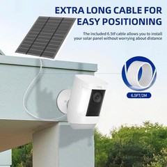 Solar Panels for Ring Camera Outdoor New Generation 5W 5V Solar Panel Charger…