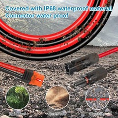 10AWG 3FT Solar XT60i Extension Cable – Heavy Duty Adapter for Reliable Power