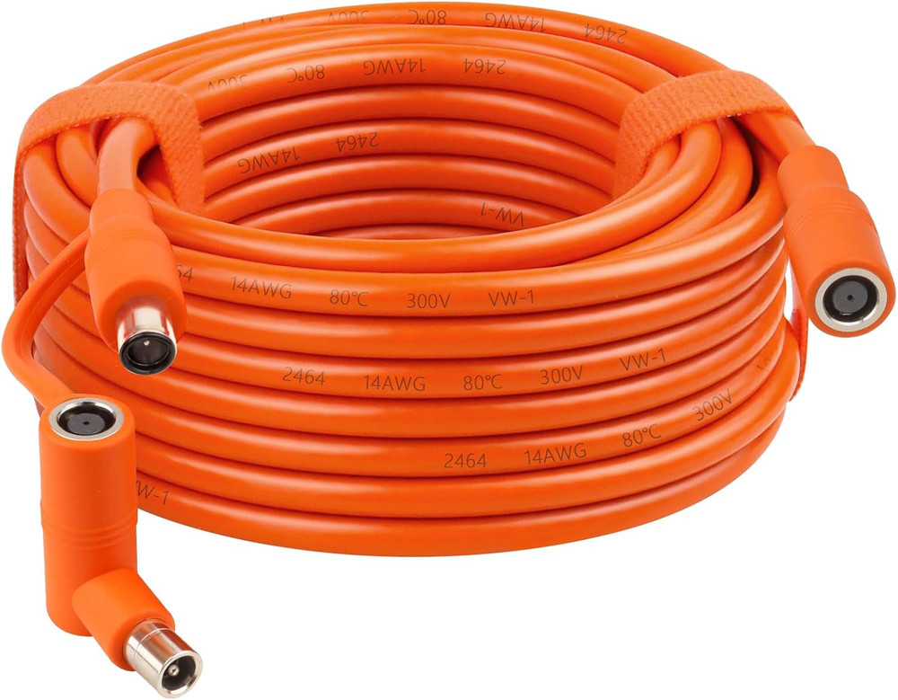 14 AWG Solar Extension Cable 100FT for Jackery, 8Mm DC7909 Solar Panel Cable Cor