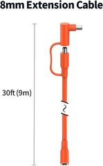 30FT 9M Solar Panel Extension Cable for Generators