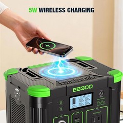 Versatile 288Wh Portable Power Station – Fast Charging, 8 Outputs for All Needs