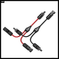 Solar Connectors 30A 1000V Y Branch Parallel Adaptor Cable MC4 Waterproof IP67