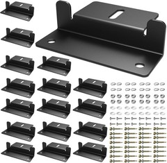 Heavy-Duty 16 PCS Solar Z Brackets – Lightweight Aluminum for Irregular Surfaces