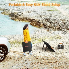 Durable 20V Monocrystalline Portable Solar Charger – Perfect for RV and Van Life