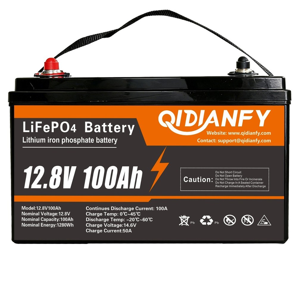 12V 300Ah 100Ah LiFePO4 Lithium Battery 15000+ Cycle 200A BMS For RV Off-grid