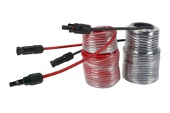 Durable 10 AWG Solar Extension Cable 100 Ft – Red & Black with MC4 Connectors