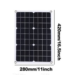1000W Solar Panels – 2 x 500W Lightweight PV Panels + Y-Cable for Outdoorc1