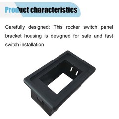 2PCS Rocker Switch Panel Housing Holders, 1-Slot Toggle Switch Housing Kit, A…