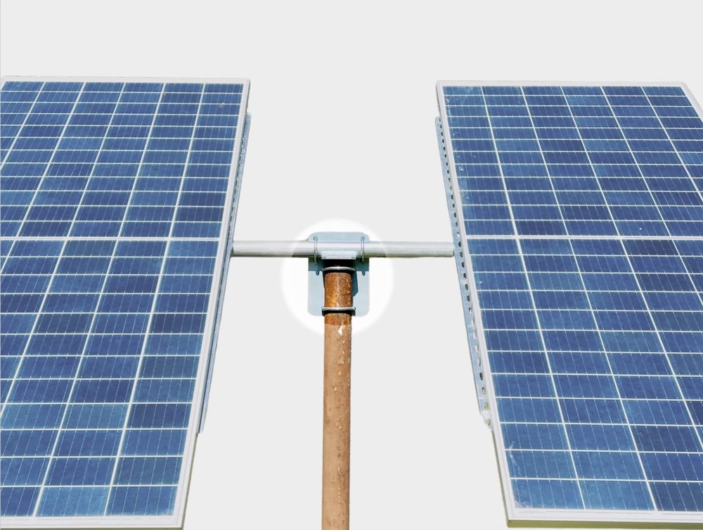 Solar Panel Array Pole or Pipe Mount Mounting Bracket for 4″ Pipe Universal Bolt