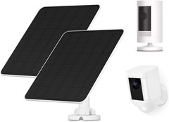 Solar Panel for Ring Camera, 5W Solar Panel Charger for Stick Up Cam/Pro Batt…