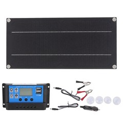 60W 18V Solar Panel Kit 100A Battery Charger Controller Battery Charging Kit For
