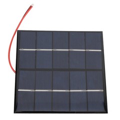 2PCS 1.2W 5V Small Solar Panel DIY Polysilicon with Electronic Wire for Phone