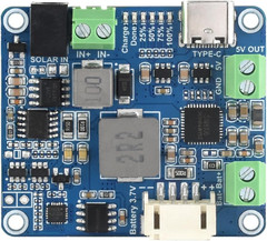 Solar Power Manager Module (D), Solar Charge Controller USB, Supports 6V~24V Sol