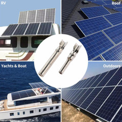 5Pairs PV Pin Solar Connector Pins Solar PV Terminal Pin Male Female