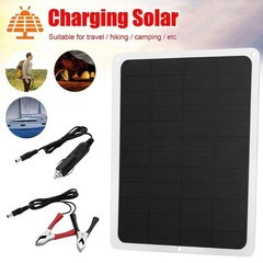For Car And Motorcycle Battery Maintenance 20W Outdoor Waterproof Solar Panel