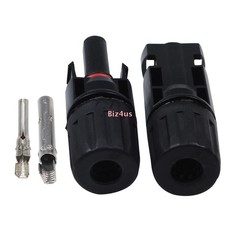 10Pairs For MC4 1000V 30A Male Female Wire PV Solar Panel Cable Connector Set US