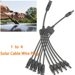 USA Solar Panel Y Branch Cable Connection Waterproof Adapter Connector Extension