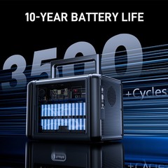 Flashfish T1200S Portable Power Station 1200W 768Wh With Solar Panel 100W 18V