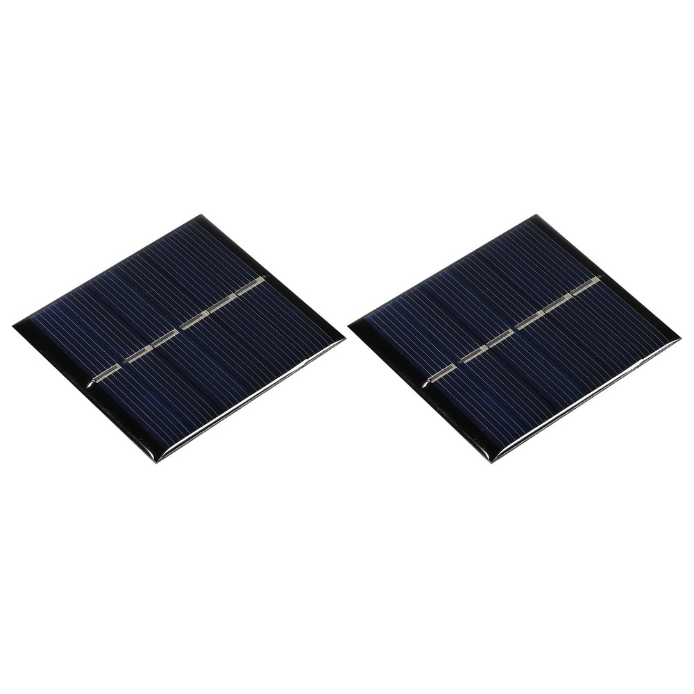 Mini Solar Cell Panel 3V 150mA 0.45W 60mm x 55mm 2pcs