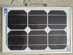 15W Portable Solar Panel ET-M50615 | 3V 5A High Current | Metal Frame Handle DIY