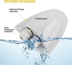 Compact Waterproof Solar Cable Junction Box for RV and Boat Installations