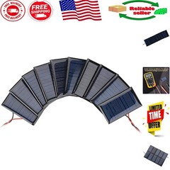 10Pcs 5V Mini Solar Panels for DIY Projects – High Efficiency and Compact Size