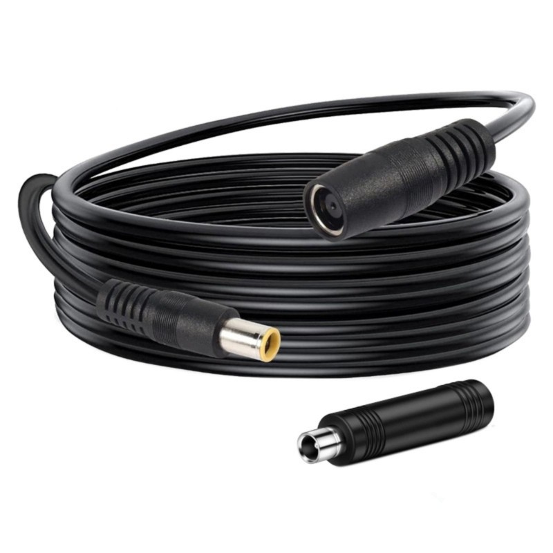8mm Solar Panel Extension Cable 14AWG DC7909 Female to Male with DC8020 Adapter
