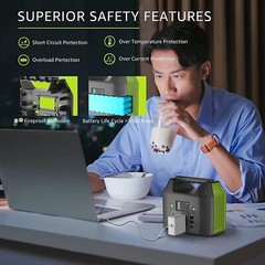 Open Box Portable Power Station 150W 155Wh, EnginStar Power Bank with 110V