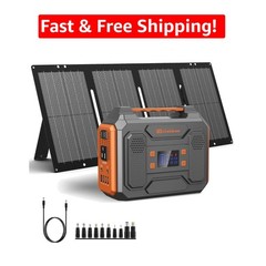 Portable 300W Power Station with 60W Solar Panel – Charge Smart Devices Anywhere