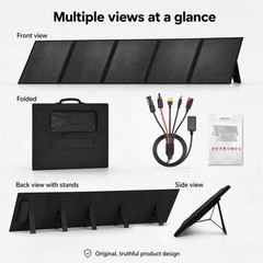 300W Portable Folding Solar Panel 36V 4-in-1 charging cable for Home RV Camping