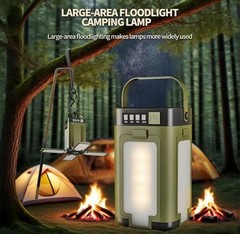 Portable Power Station Multifunctional Foldable Camping Lantern Solar Lamp