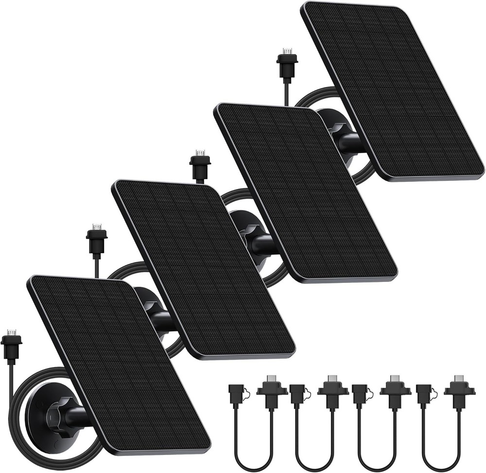 4 Pack Solar Panel for Blink Outdoor 2K+/4(4th Gen)/Outdoor(3rd Gen) XT3