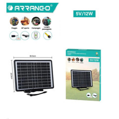PORTABLE USB SOLAR PANEL 5V 12W CHARGER POWERBANK CAMPING BOAT
