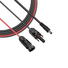 Solar Panel Connectors to DC 5.5×2.1mm Extension Power Cable 14AWG Solar Panel C