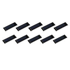 Mini Solar Panel Cell 0.5V 160mA 0.08W 53mm x 18mm for DIY Project Pack of 10