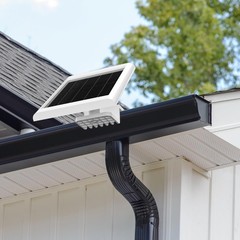 2 Pack Gutter Mount for Ring Solar Panel 360° Adjustable Fits Arlo Eufy Wyze
