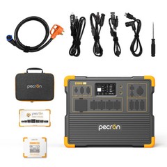PECRON 2*e3600lfp Portable Power Station 3072Wh 3600W Home Backup Generator