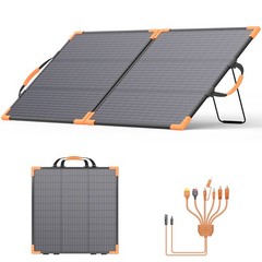 100W RV Solar Panel Bifacial Portable for Jackery Explorer 1000 V2 Power Station