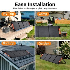 400W Solarpanel 34.2V Tragbar Faltbar Solarmodule für Camping Wohnmobil