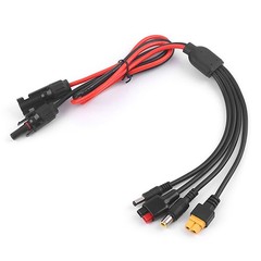 4 In 1 Solar Panel Extension Cable Waterproof Photovoltaic Cord For RV Camping