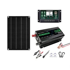 Grennova 1500W Solar DIY Kit 60A MPPT 50W Panel Off-Grid RV Camping Power